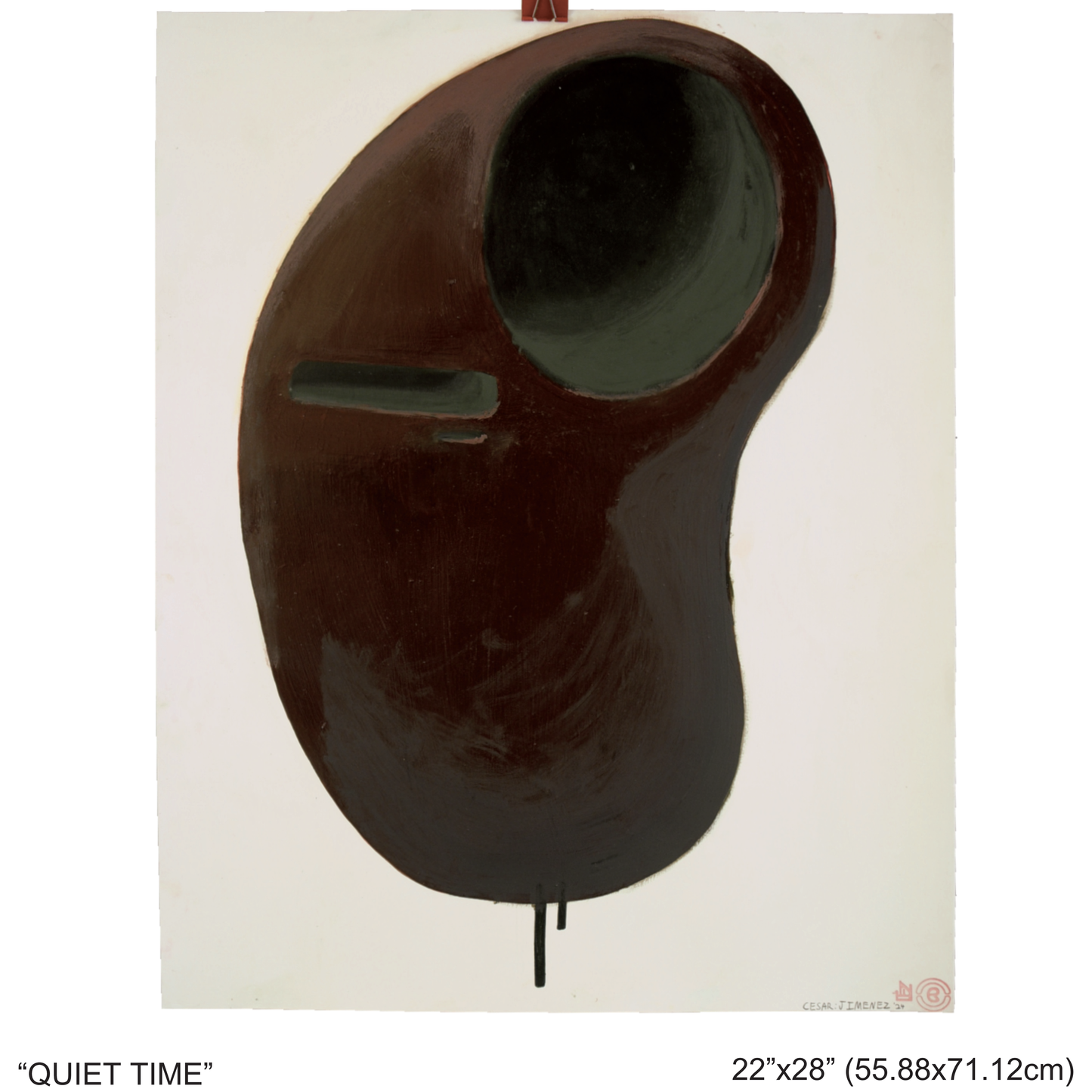 "QUIET TIME" - MIXED MEDIA PAINTING BY CESAR JIMENEZ