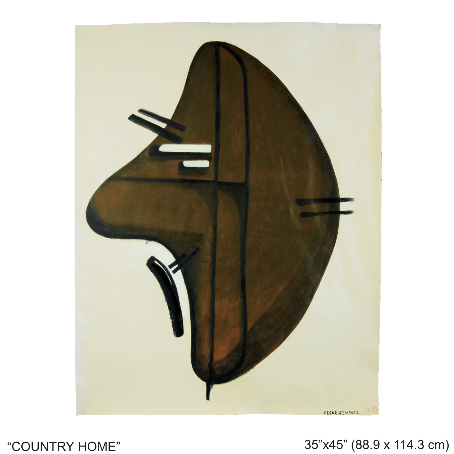 “COUNTRY HOME” - OIL PAINTING BY CESAR JIMENEZ