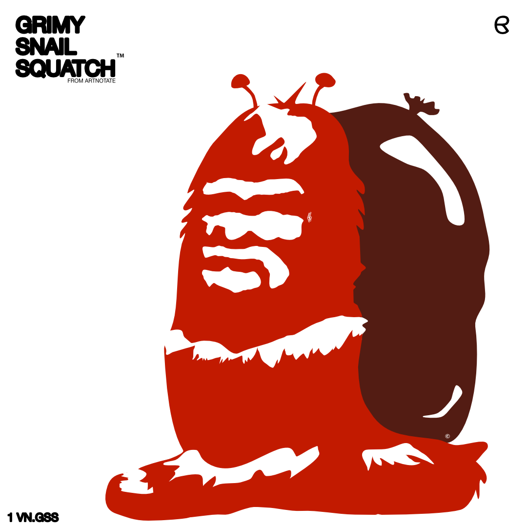 UNFRAMED "GRIMY SNAIL SQUATCH" No.1 *Low Inventory*