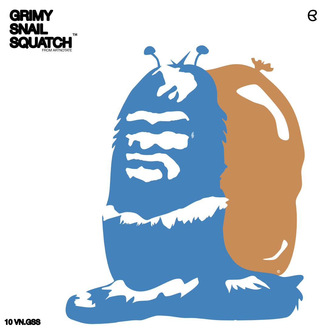 UNFRAMED "GRIMY SNAIL SQUATCH" No.10 *Low Inventory*