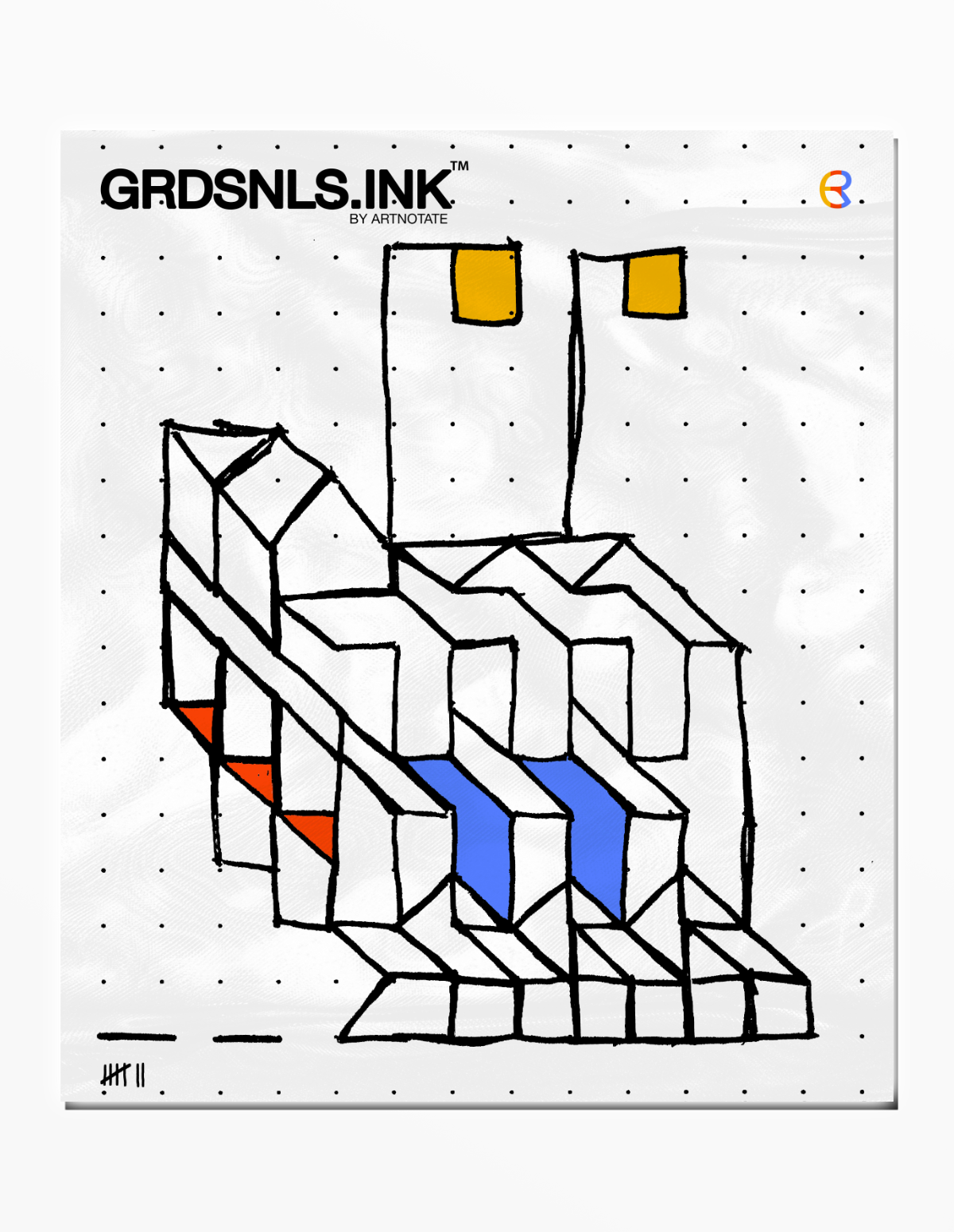 UNFRAMED "GRDSNLS.INK" No.7 - LIMITED EDITION PRINT