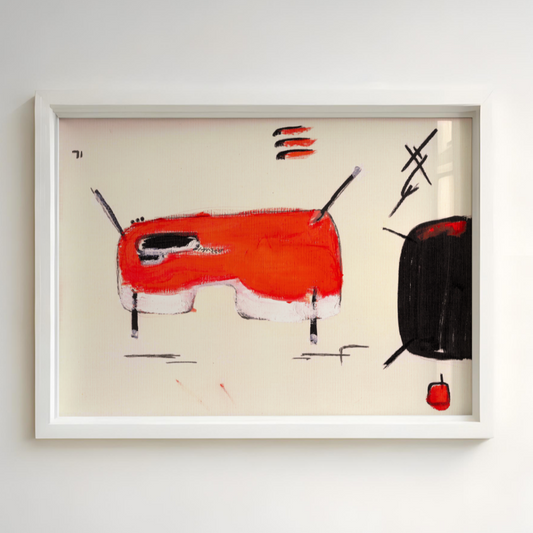 “CHILDLIKE WONDER” No.1 - MIXED MEDIA PAINTING BY CESAR JIMENEZ