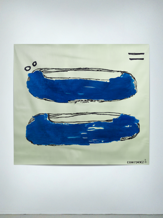 "EAR TO HEAVEN" - *ENLARGED CONCEPT* ACRYLIC PAINTING BY CESAR JIMENEZ