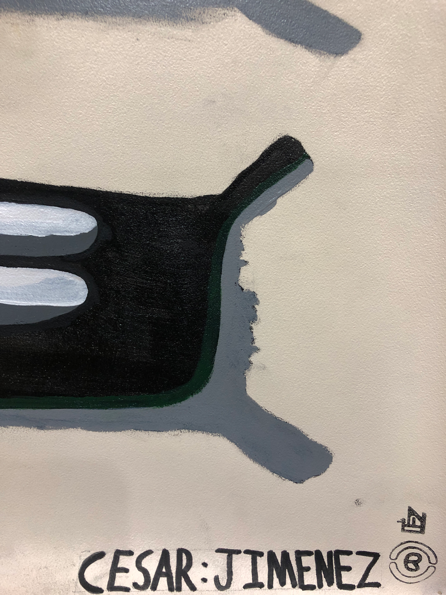 "DESERT YEARS" - ACRYLIC PAINTING BY CESAR JIMENEZ