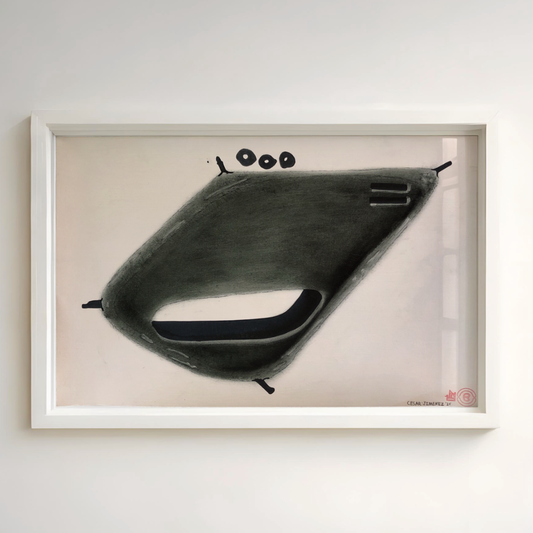 “GRAIN” - MIXED MEDIA PAINTING BY CESAR JIMENEZ