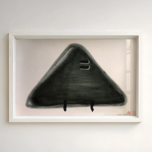 “WINDOW” - MIXED MEDIA PAINTING BY CESAR JIMENEZ