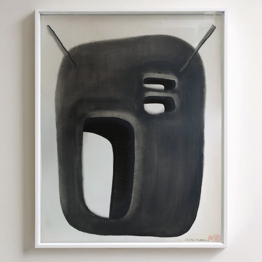 “AWAY FROM IT ALL” - MIXED MEDIA PAINTING BY CESAR JIMENEZ