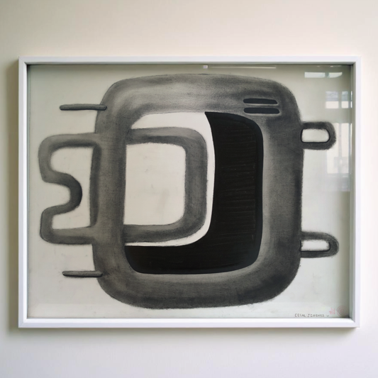 “MUCH OF ME IS YOU” - MIXED MEDIA PAINTING BY CESAR JIMENEZ