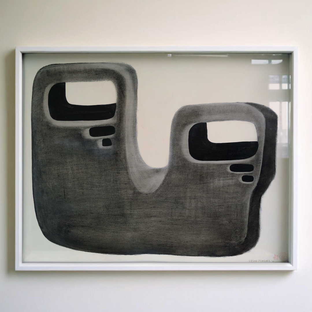 “BY THE HIP” - MIXED MEDIA PAINTING BY CESAR JIMENEZ