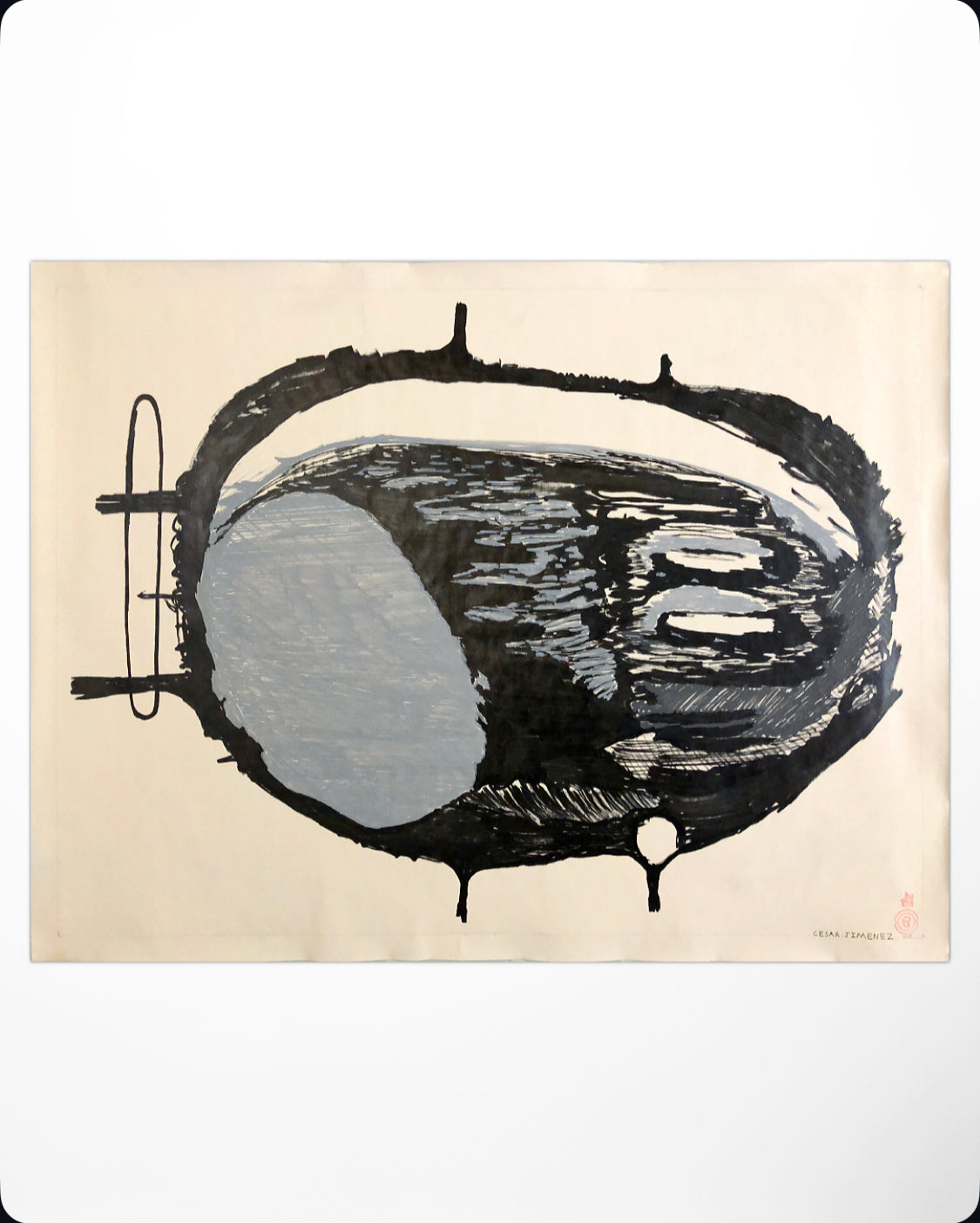 “FULLNESS” - Acrylic painting by Cesar Jimenez