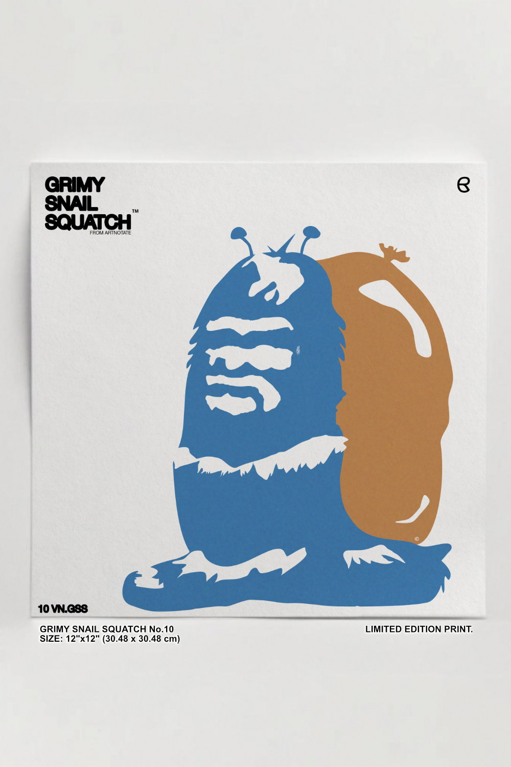 UNFRAMED "GRIMY SNAIL SQUATCH" No.10 *Low Inventory*