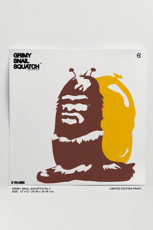 UNFRAMED "GRIMY SNAIL SQUATCH" No.2 *Low Inventory*