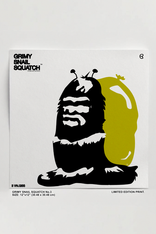 UNFRAMED "GRIMY SNAIL SQUATCH" No.3 *Low Inventory*