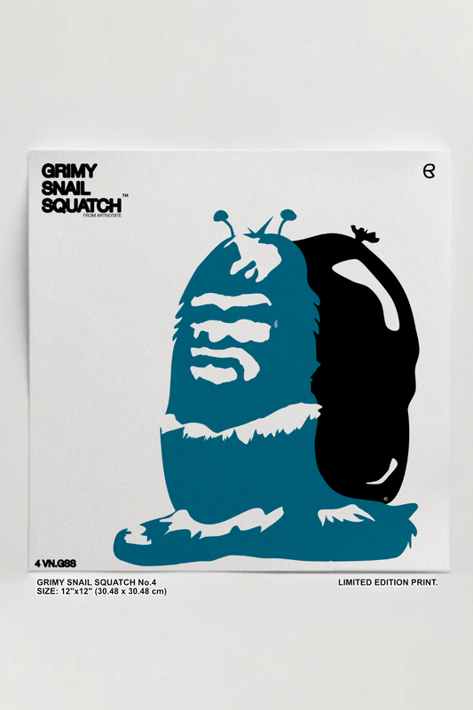 UNFRAMED "GRIMY SNAIL SQUATCH" No.4