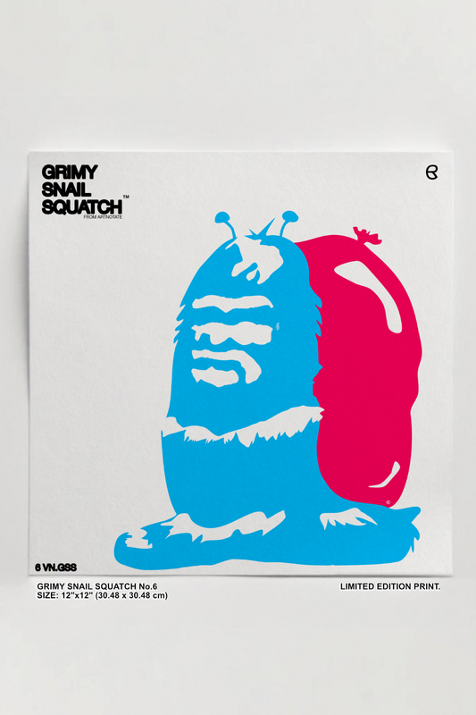 UNFRAMED "GRIMY SNAIL SQUATCH" No.6