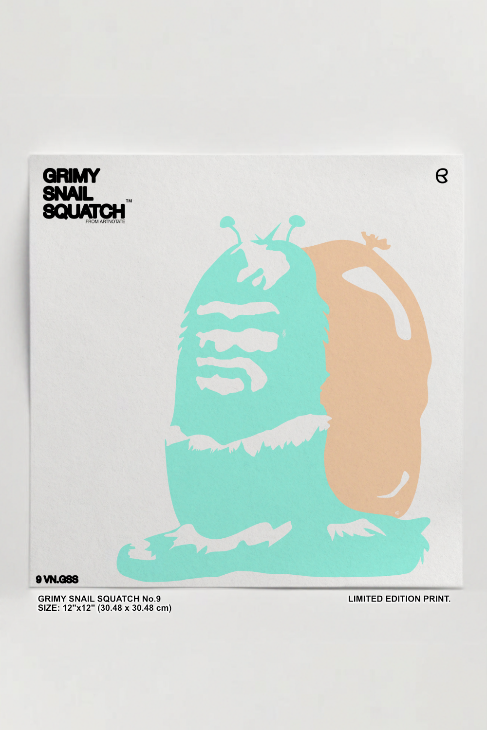 UNFRAMED "GRIMY SNAIL SQUATCH" No.9