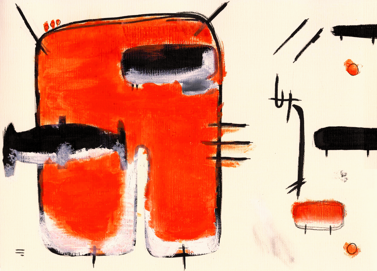 “CHILDLIKE WONDER” No.2 - MIXED MEDIA PAINTING BY CESAR JIMENEZ