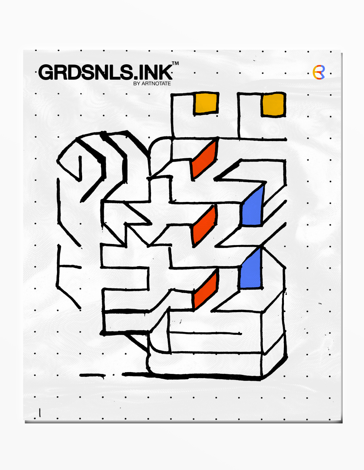 "GRDSNLS.INK" No.1 - LIMITED EDITION PRINT x100