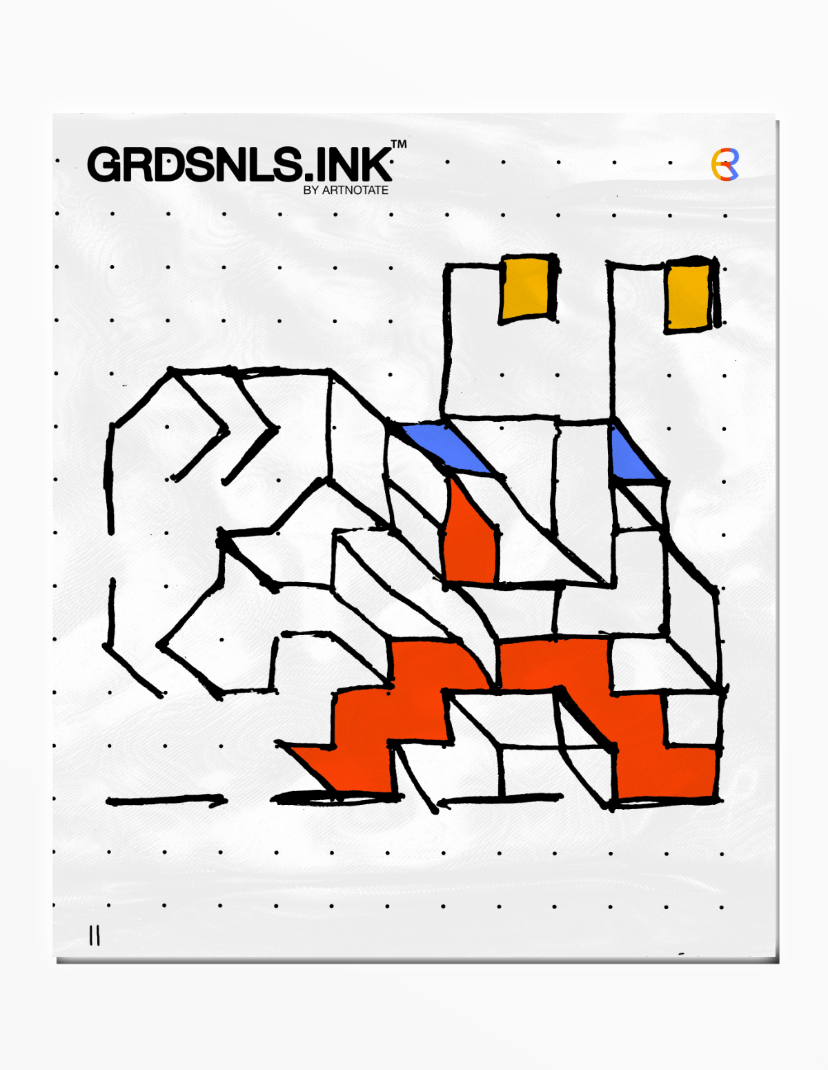 "GRDSNLS.INK" No.2 - LIMITED EDITION PRINT x100