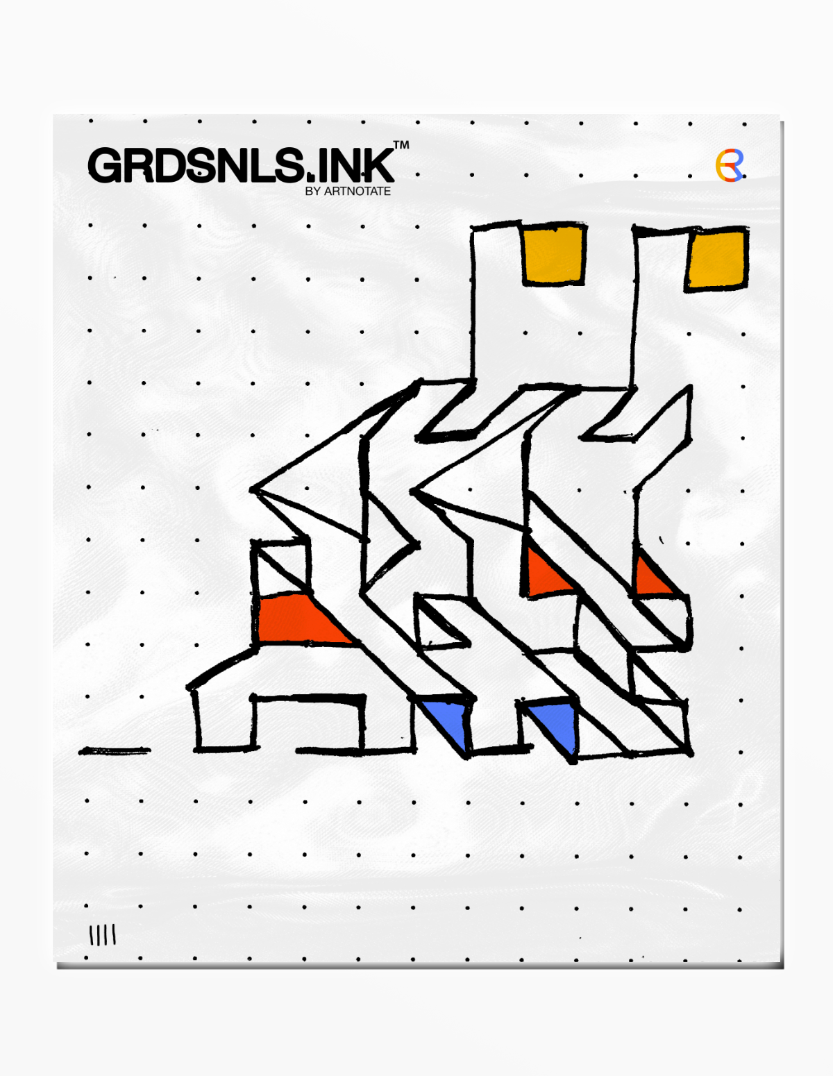 "GRDSNLS.INK" No.4 - LIMITED EDITION PRINT x100