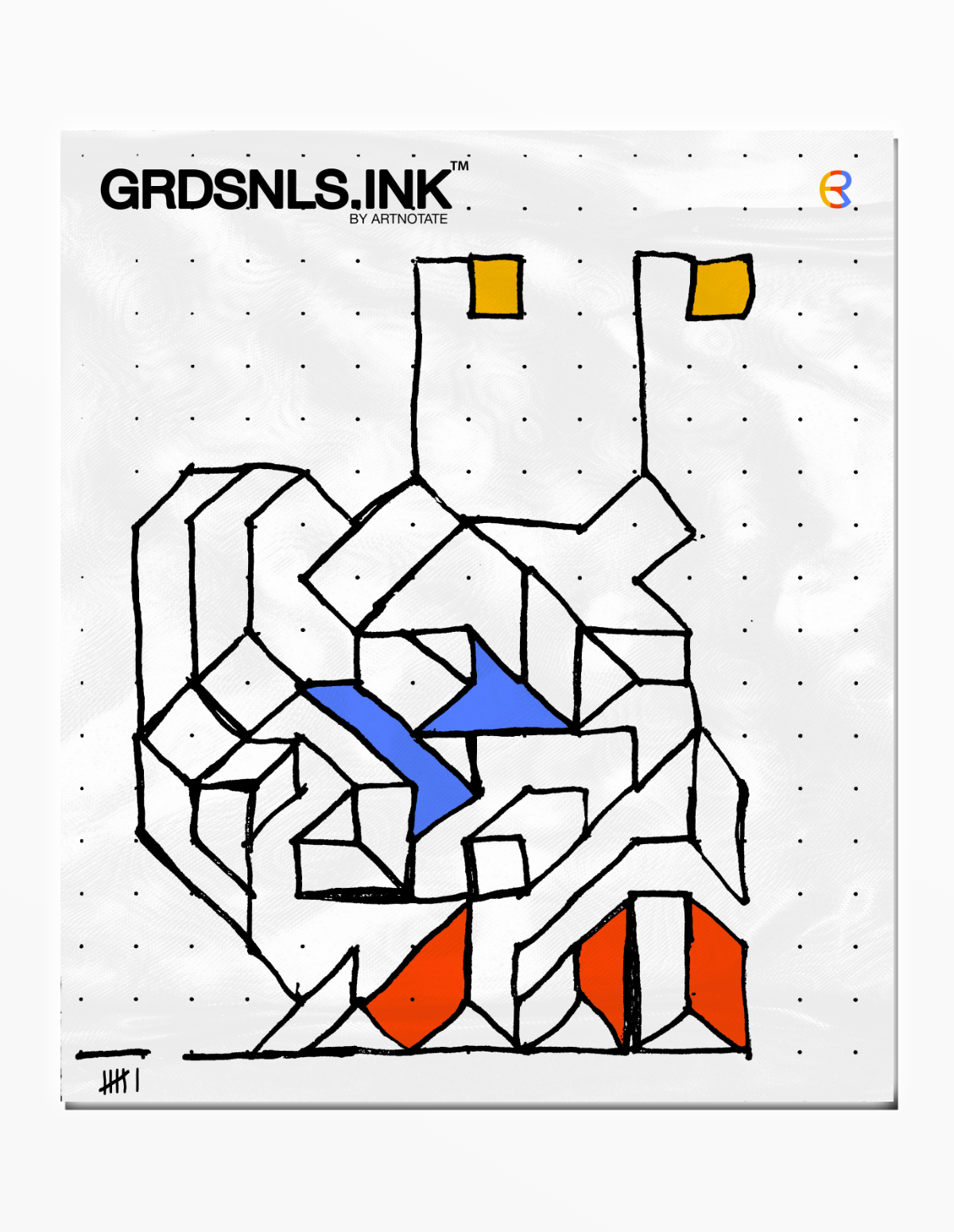 "GRDSNLS.INK" No.6 - LIMITED EDITION PRINT x100